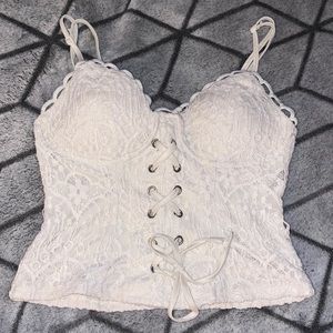 Lace shirt off white
